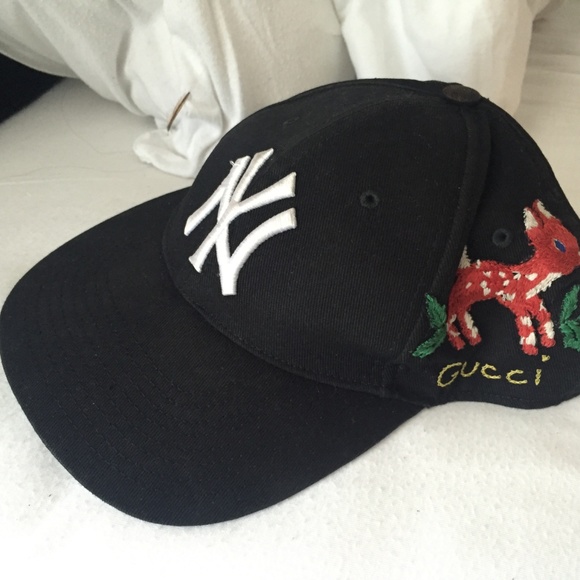 Mens Gucci x New York Yankees Limited Edition Hat - Picture 2 of 6